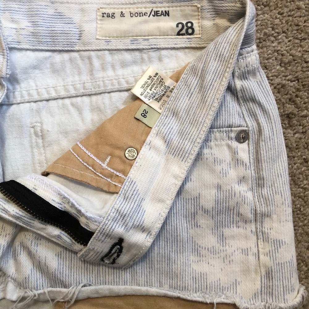 Rag & Bone Kahuna Print Shorts